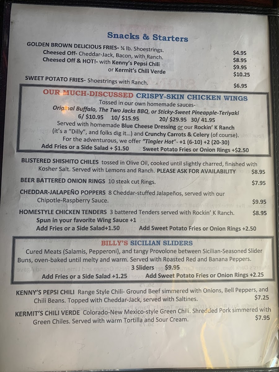 Lincoln Highway Tavern Menu - Image 2