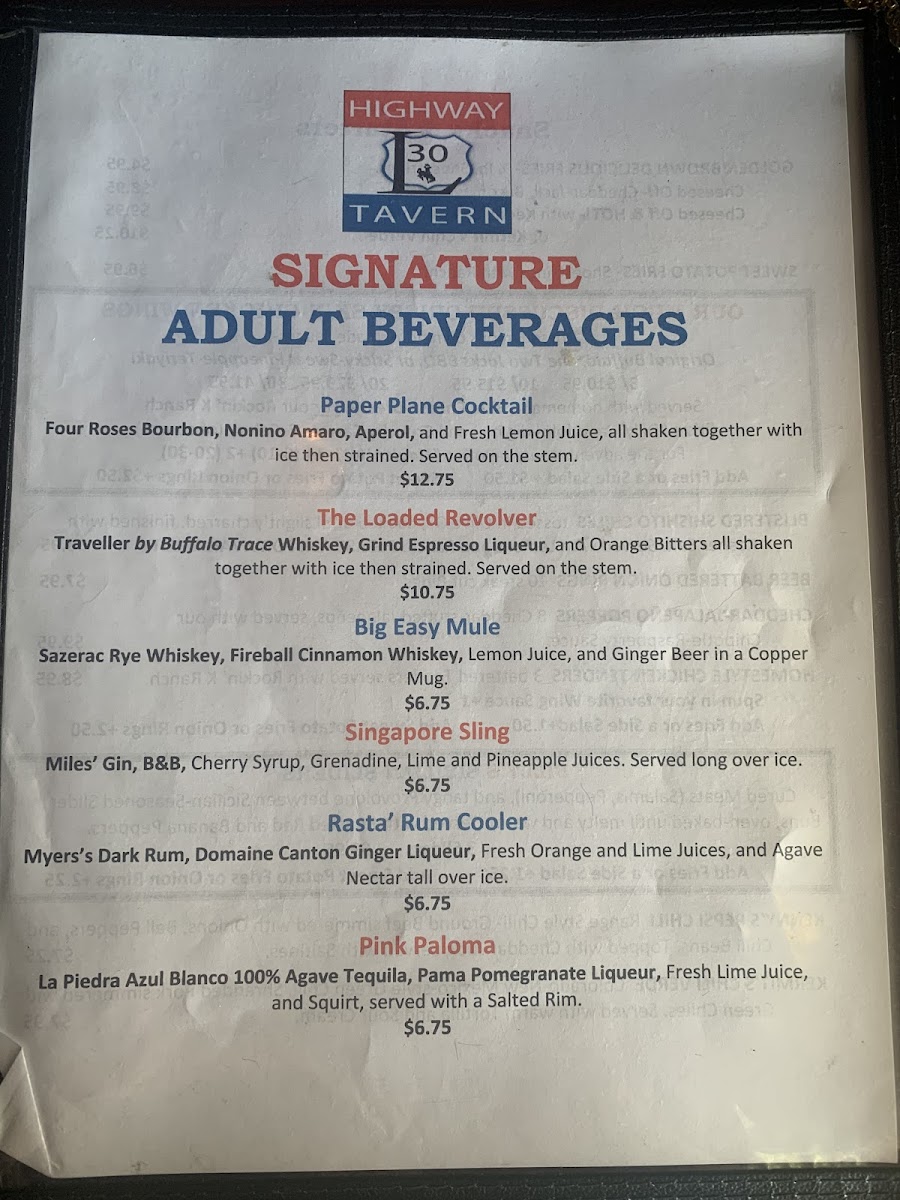 Lincoln Highway Tavern Menu - Image 5